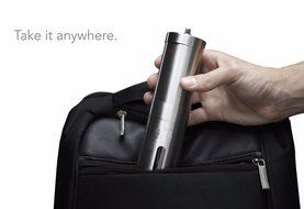 Gaobei Stainless Steel Manual Coffee Grinder Mini Portable Hand Crank Coffee Mill Ceramic Conical Burr N5