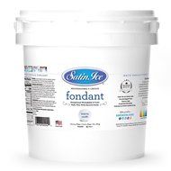 Satin Ice Vanilla Fondant White 20 lb by Satin Ice N2
