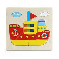 Ship Puzzles Toys ，BeautyVan Wooden Ship Training Puzzle Toy N2