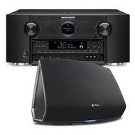 Marantz SR7011 9.2 Channel Full 4K Ultra HD AV Surround Receiver with Bluetooth and Wi-Fi with Denon HEOS 5 Four-Driver... N5
