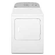 Whirlpool WED4815EW 7.0 cu. ft. Top Load Electric Dryer with Heavy Duty Cycle, White