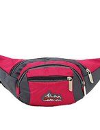 SB@Multifunctional Fashion Trend Of Casual Outdoor Climbing Riding Sport Pockets Chest Pack , rose red N4