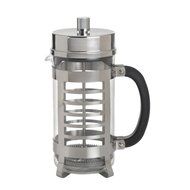BonJour Coffee Glass and Stainless Steel French Press, 33.8-Ounce, Linear N2