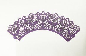 HUAL Cupcake Wrappers 50 Filigree Artistic Bake Cake Paper Cups Lace Laser Cut Liner Baking Cup Muffin Case Trays... N33