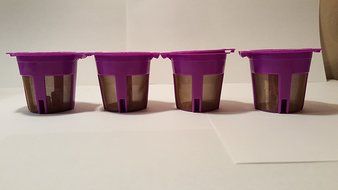 (HOT DEAL) 4 Pack Stainless Steel Reusable K-cup Coffee Filter Set, Best Refillable / Compatible with Keurig 2.0... N6