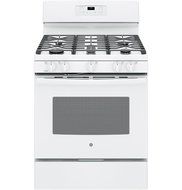 GE JGB660DEJWW 30" White Gas Sealed Burner Range N4