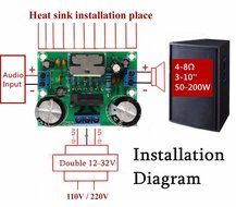 Qianson TDA7293 85W 100W Mono Channel Audio Power Amplifier Board AC 12V-32V AMP Module N4