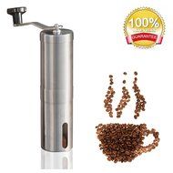 Bedrocker&reg; High Quality Manual Coffee Grinder , Portable Hand Coffee Mill - Adjustable, Portable, Stainless Steel. N3