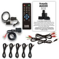 Acoustic Audio AA5150 Home 5.1 Speaker System with Bluetooth Optical Input FM and 5 Extension Cables N2