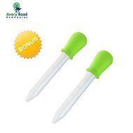 Premium Gummy Bear Mold - 2 PACK - BONUS DROPPER - 100 Bears on Trays + RECIPE PDF - Silicone Molds 100% Food... N11