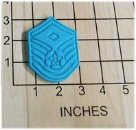 US Air Force Master First Sergeant Stripes Shaped Cookie Cutter and Stamp #1059 N2