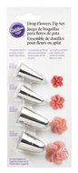 Wilton 418-4569 4-Piece Drop Flowers Tip Set N2