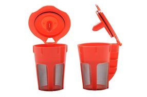 FANOR Reusable K Carafe &amp; K Cup Coffee Filter Pod Combo for Keurig 2.0, K200, K300, K400, K500 Series N11