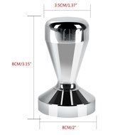 oobest Stainless Steel Coffee Tamper Bariata Espresso Tamper 51mm Base Coffee Bean Press Tool N3