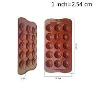 NOVTEN Chocolate Candy and Gummy Molds Silicone Ice Cube Molds, BQ80- (Random Color) N2