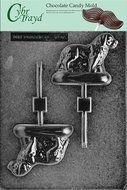 Cybrtrayd DOG025 Newfoundland Lolly Dog Chocolate Candy Mold