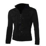 Coat ,BeautyVan Mens' Long Sleeve Zipper Sweatshirt Tops Jacket Coat Outwear (XL, Black) N5