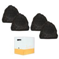 Acoustic Audio G6RS Granite 6.5" Rock Speaker 2 Pair Pack and Wire Outdoor Weatherproof