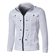 Coat ,BeautyVan Mens' Long Sleeve Zipper Sweatshirt Tops Jacket Coat Outwear (XL, Black) N6