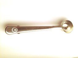 Casual Grounds Stainless Steel Coffee and Tea Scoop with Bag Clip N2