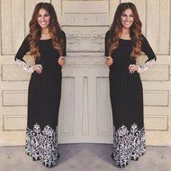 Evening Dress,Morecome Women Lace Long Sleeve Party Cocktail Maxi Long Dress