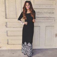 Evening Dress,Morecome Women Lace Long Sleeve Party Cocktail Maxi Long Dress N4