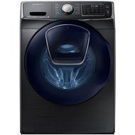 Bundle: Black Stainless Steel Samsung 5 Cu Ft Front Load Washer with Add Wash and 7.5 Cu Ft GAS Dryer Laundry... N7
