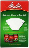 Melitta Cone Coffee Filters, Natural Brown, No. 4, 100-Count Filters (Pack of 6) N17