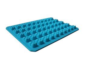 (2 Pack) 50 Cavity Silicone Gummy Bear &amp; Chocolate Mold with BONUS SYRINGE! Best Gummy Bear Candy Mold, Healthy... N3