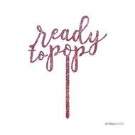 Andaz Press Baby Shower Acrylic Cake Toppers, Gold Glitter, Oh Baby, 1-Pack, Nautical Ocean Themed Party Decor... N46