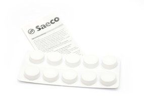 Saeco Espresso Machine Cleaner, Blister Pack of (10) tablets N3