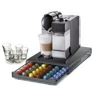 DeLonghi Lattissima Plus Capsule Silver Espresso and Cappuccino Machine with 60 Capsule Storage Drawer and Free...