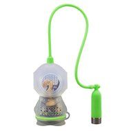 Silicone Diver Deep Tea Leaf Herbal Spice Strainer Filter Infuser Diffuser Bag-Green