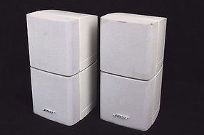 BOSE DOUBLE CUBE SPEAKER 2nd generation White or Black see condition description for color options 1 each speaker