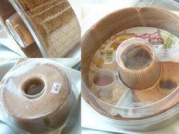 Parukinzoku Beikuritchi Paper angel cake baked type 21cm 3 pieces D-1905