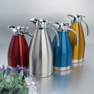 MEGOOD 1.5L Stainless Steel Coffee Pot Household Office Vacuum Insulation Pot(Silver) N3