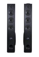 VM Audio EXAT31 Black Floorstanding Powered Bluetooth Tower Home Speakers Pair N4