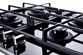 23.25" Wide Black Gas-on-Glass Cooktop N3