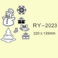 FOUR-C Christmas Chocolate Sheet Silicone Molds for Chocolate Decoration Color Transparent N2