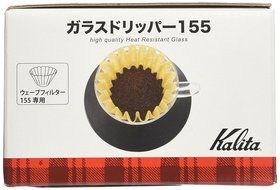 Kalita Wave Dripper 155 series glass [1-2 person] # 05045 (japan import) by Kalita (Carita) N3