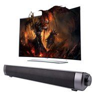Rayhome Portable Mini TV Soundbar 10W with Subwoofer,Bluetooth Wireless Speaker with AUX Function (Black) N3