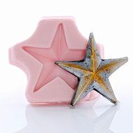 Silicone Primitive Star Mold Food Safe Fondant, Chocolate, Candy, Resin, Polymer Clay Mold N8