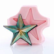Silicone Primitive Star Mold Food Safe Fondant, Chocolate, Candy, Resin, Polymer Clay Mold N9