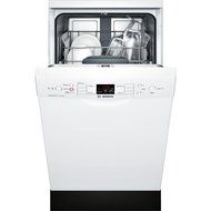 Bosch SPE53U52UC 18" 300 Series Energy Star Rated Dishwasher with 9 Place Settings in White