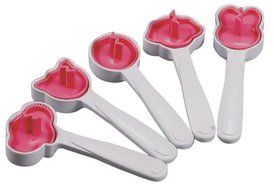 Arnest Nigitte-mitemite "neu" Sushi Rice Press Mold with Handle , Set of 5 (Elephant, Cat, Round, Dog, Rabbit) N4