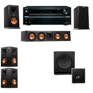 Klipsch RP-160M-E Monitor Speaker 5.1 SW-112 Onkyo TX-NR636