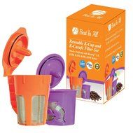 Best Ever Reusable K Cup and K Carafe for Keurig 2.0 - K200, K300, K400, K500 Series. Perfectly designed premium... N2