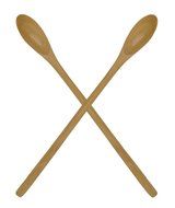 8-1/3 Inch High-grade Long Handle Nanmu Wooden Tea Coffee Mixing Measuring Spoon, Set of 2 (4) N9
