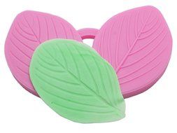 FOUR-C Cake Design Supplies Petal Silicone Veiner Sugarpaste Molds Gumpaste Molds for Cupcake Decorating Color... N3