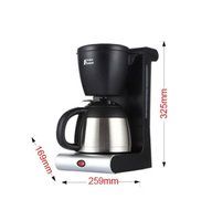 Royal- MD-215 American Style Fully Automatic Drip Coffee Machine Large Capacity Stainless Steel Anti-dry Thermal... N7